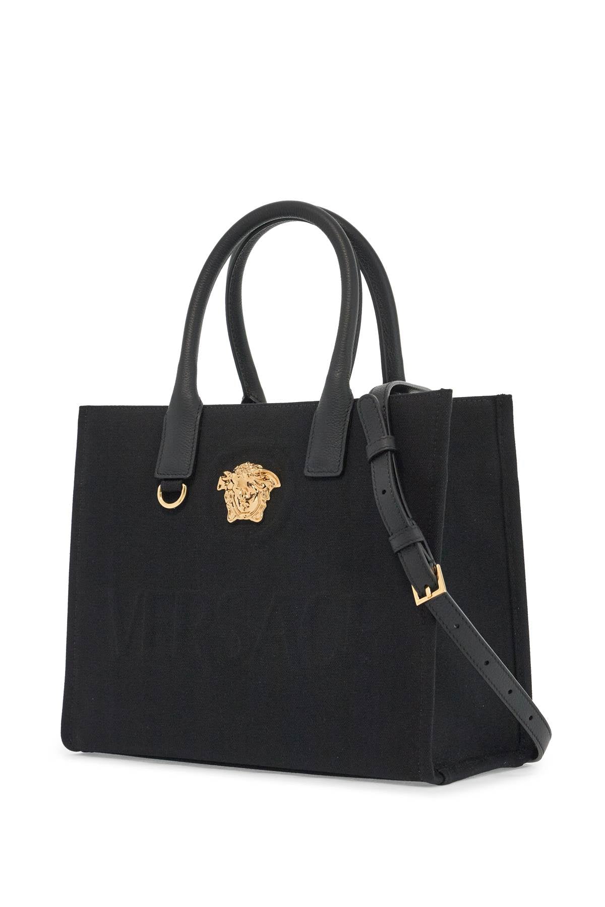 Versace canvas small la medusa tote bag