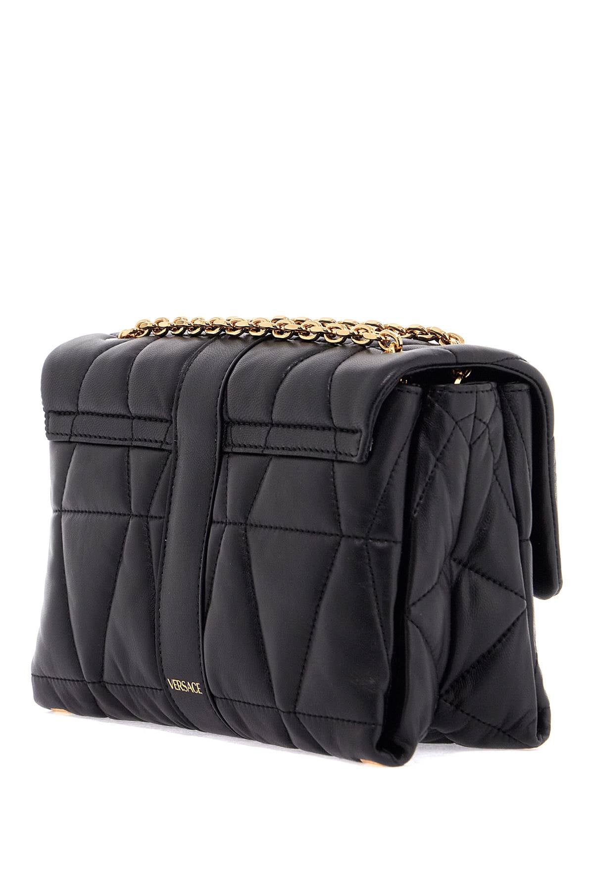 Versace quilted shoulder bag kleio