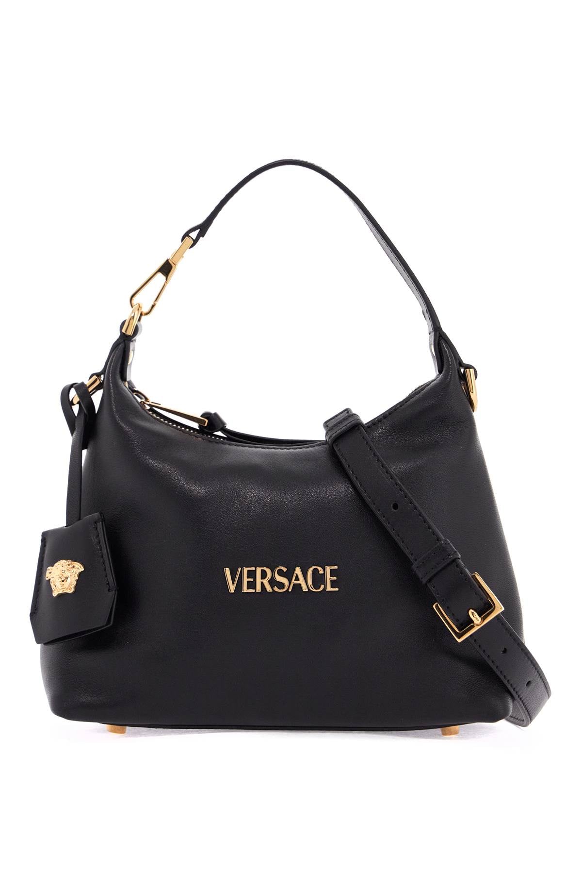 versace nappa leather hobo bag