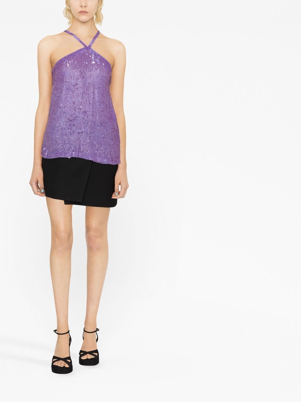 Parosh Top Purple