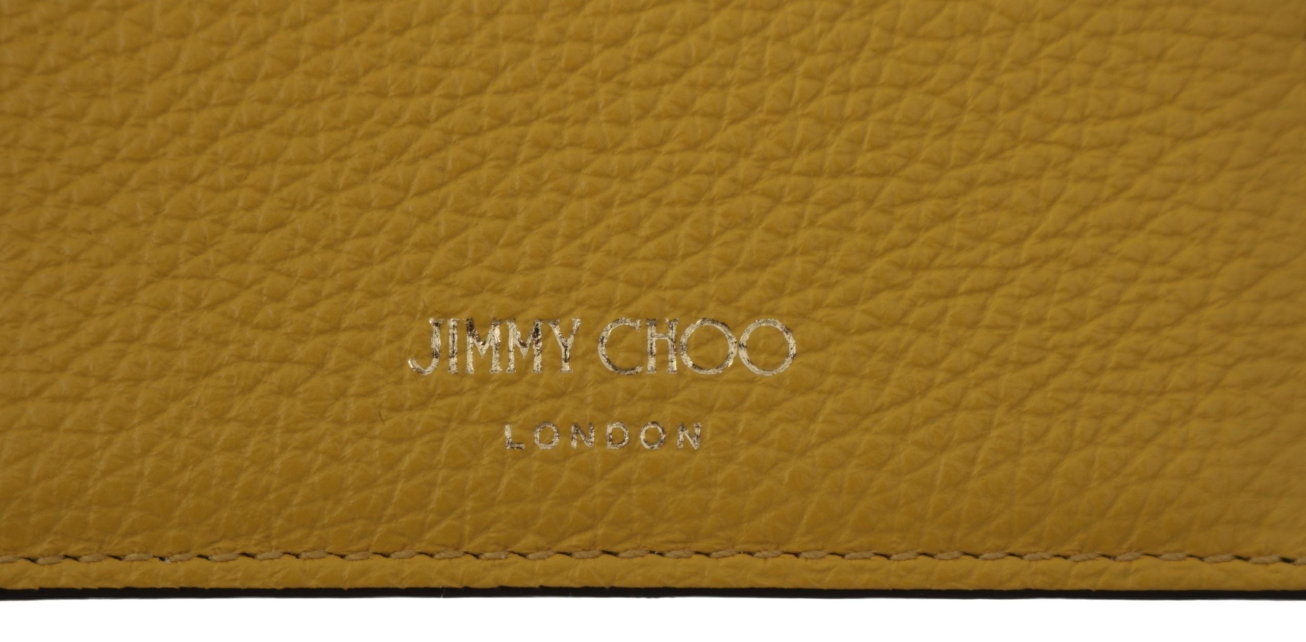 Sunshine Yellow Leather Card Holder