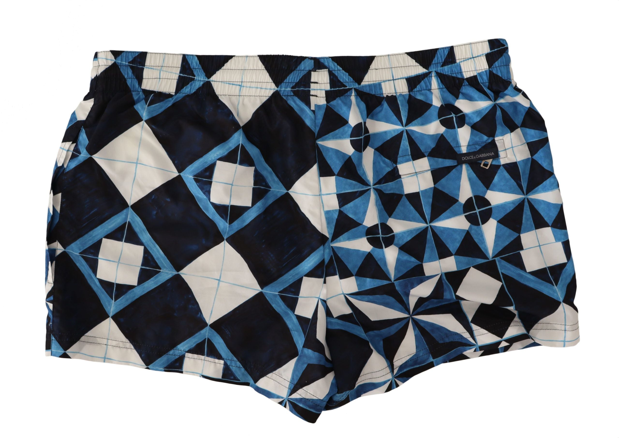 Majestic Majolica Print Swim Trunks