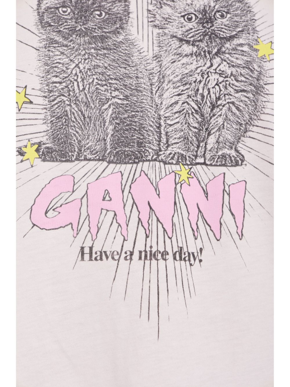 GANNI T-shirts and Polos Pink