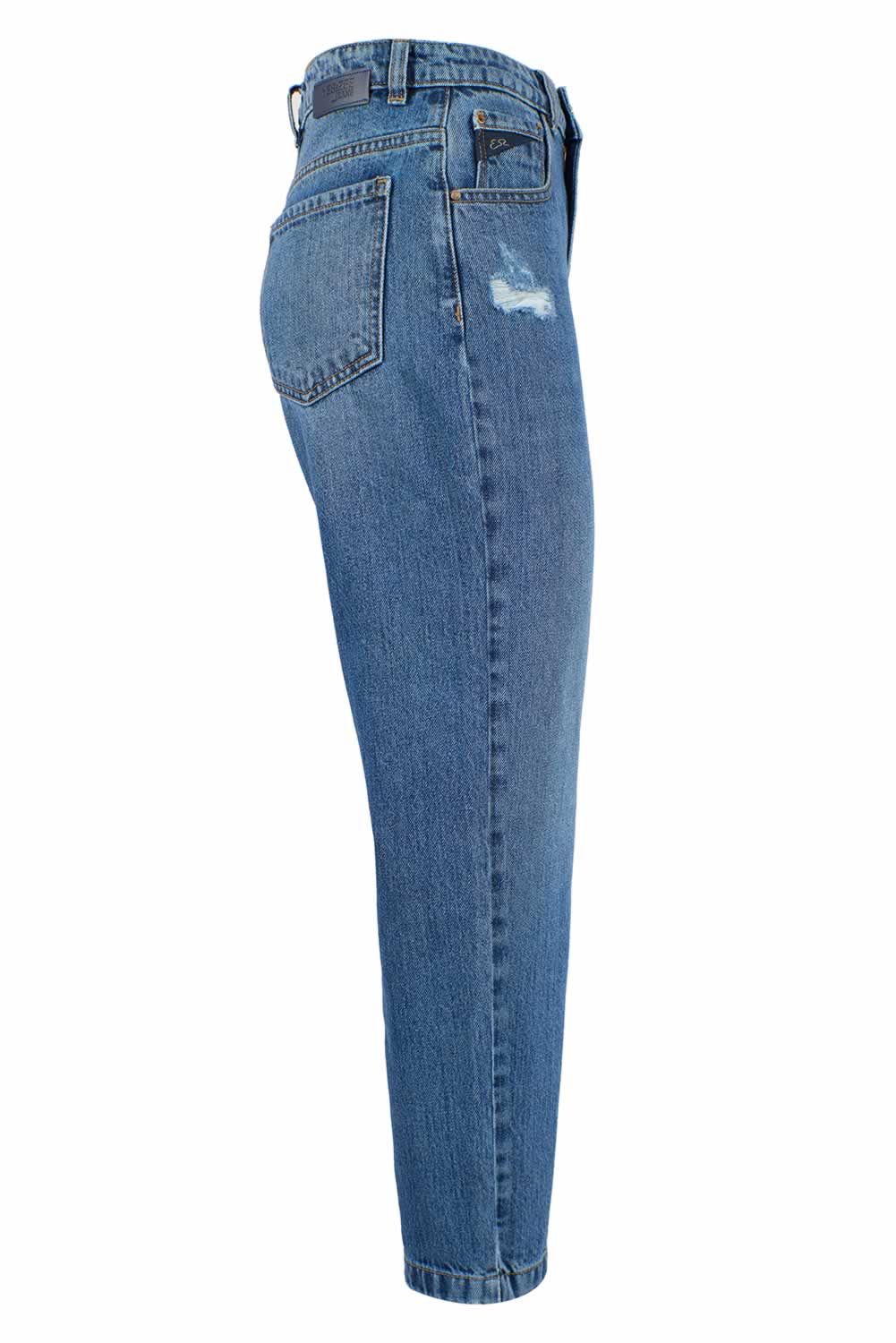 Blue Cotton Women's Jeans