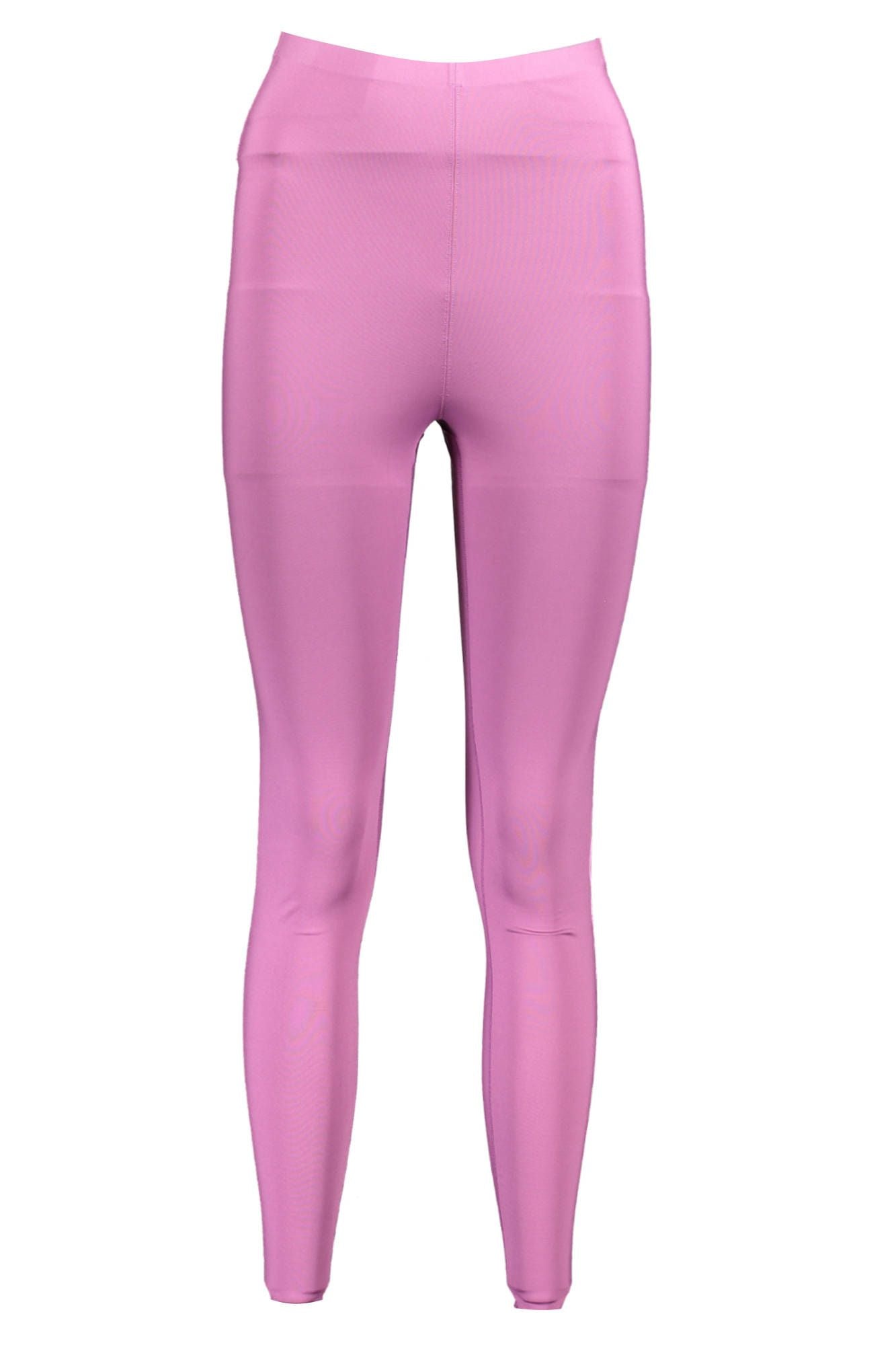 Purple Polyester Women Legging