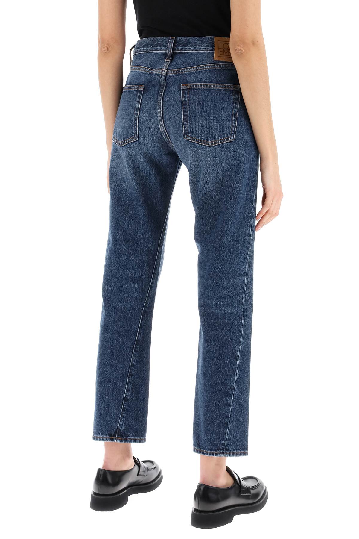 Toteme twisted seam straight jeans