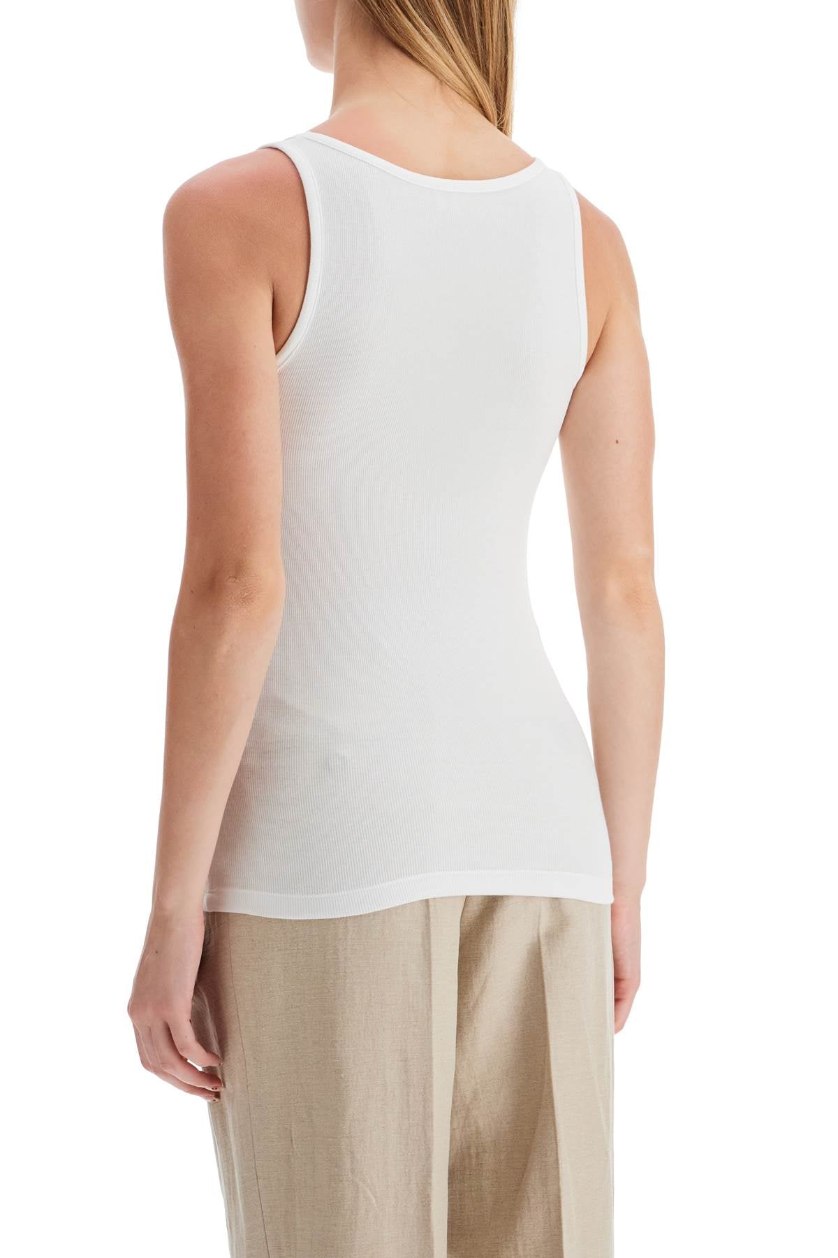 Toteme ribbed tank top with spaghetti