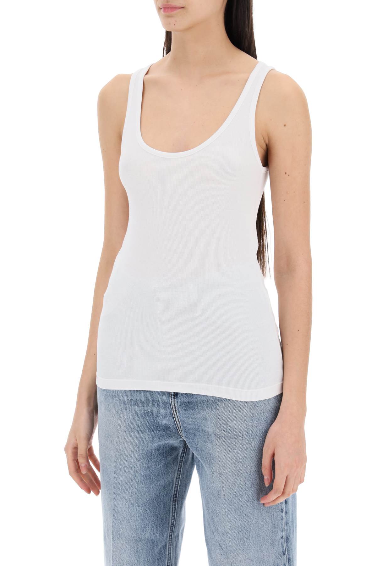 Toteme "ribbed jersey tank top with