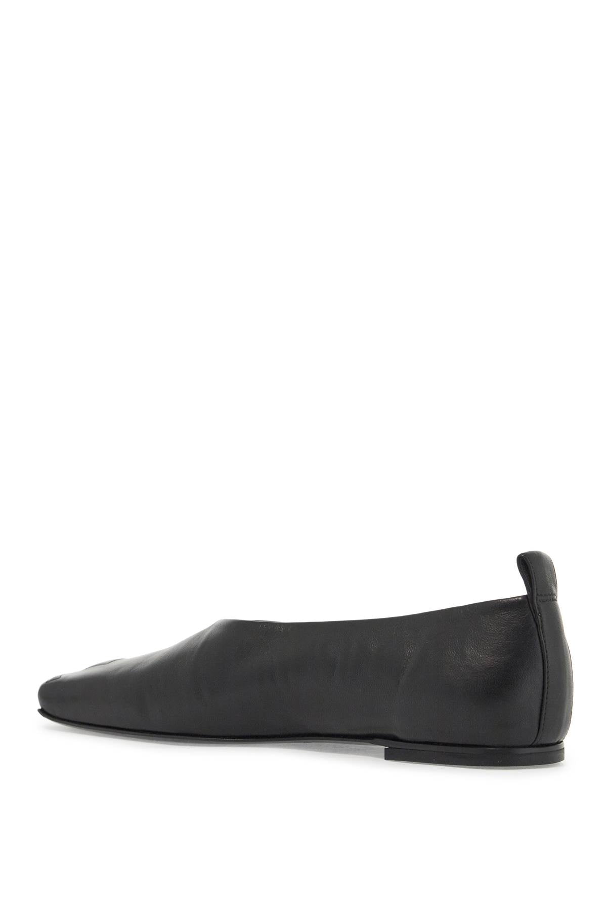 Courreges ist leather ballet flats