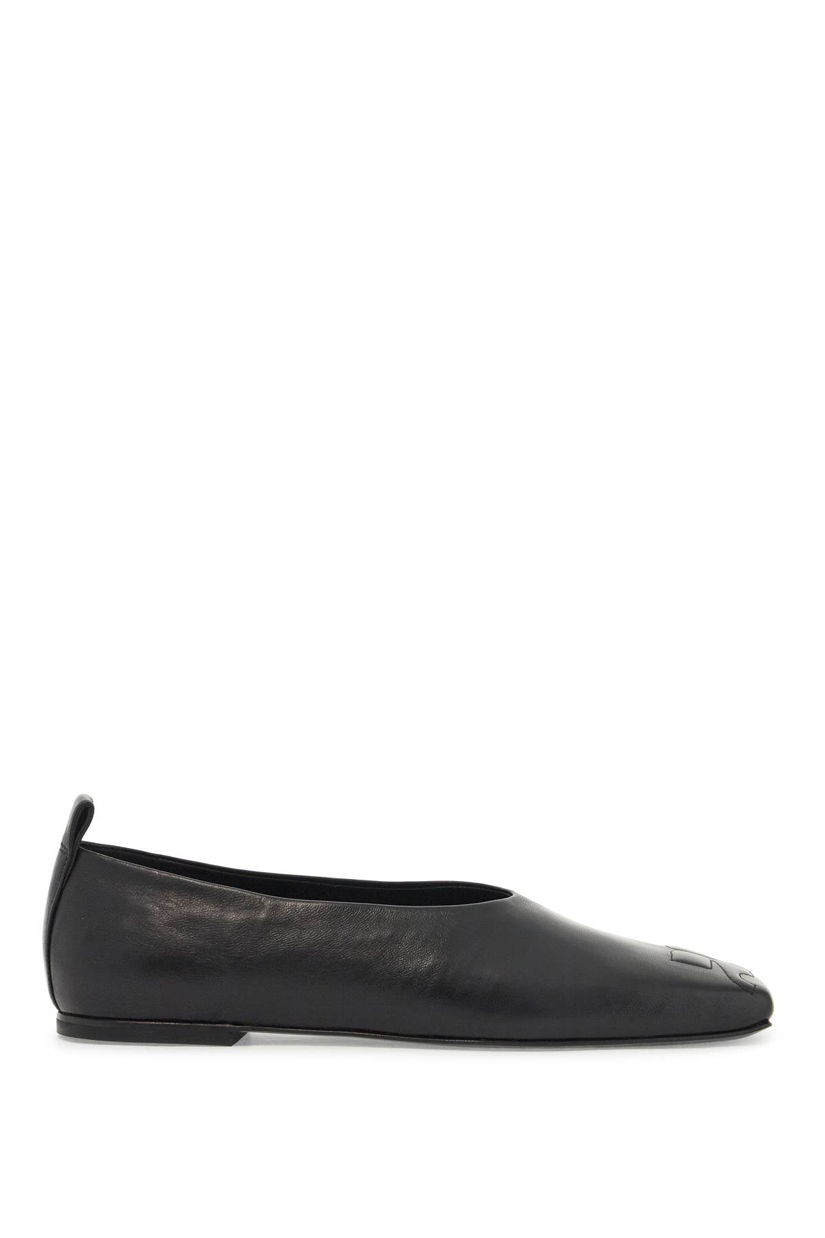 Courreges ist leather ballet flats