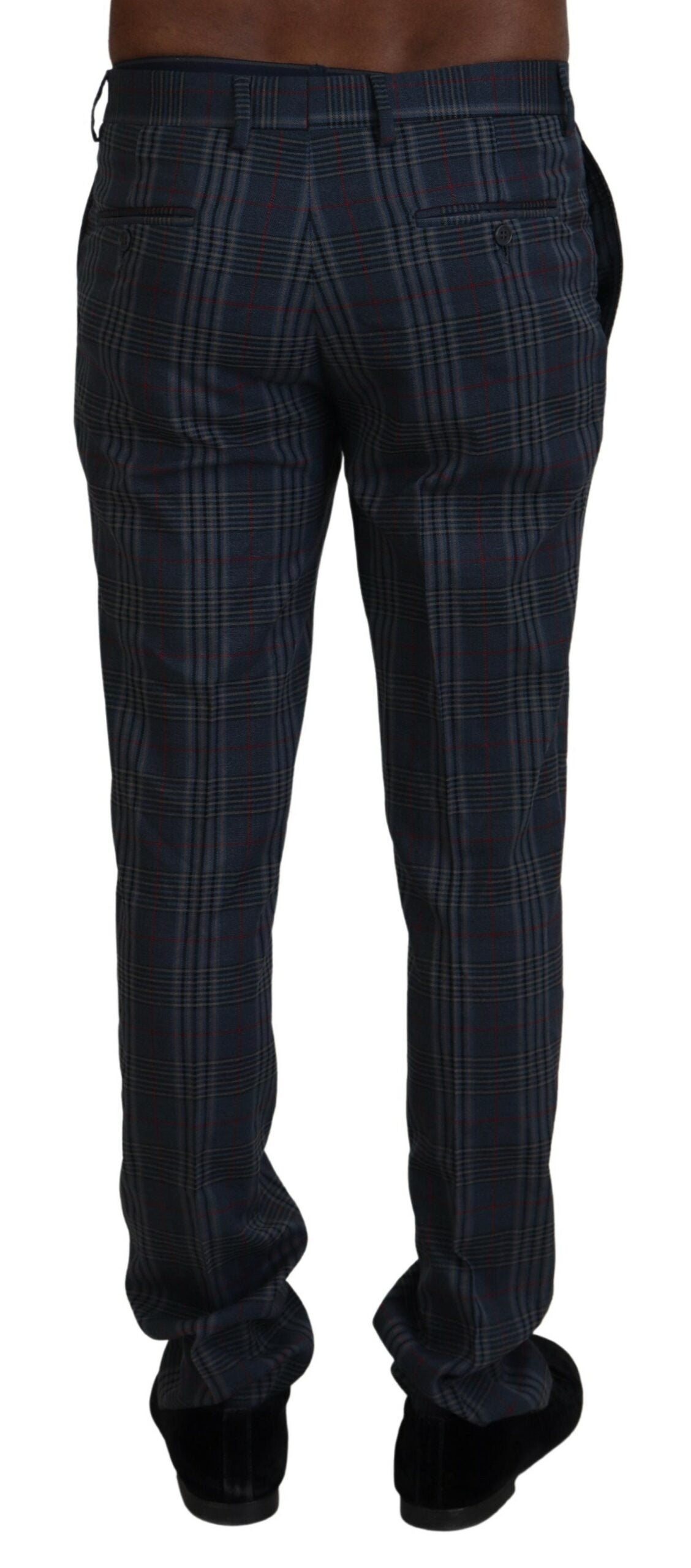 Elegant Multicolor Pure Wool Trousers