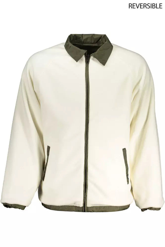 Green Nylon Men Jacket