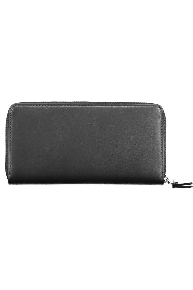 Black Polyethylene Women Wallet