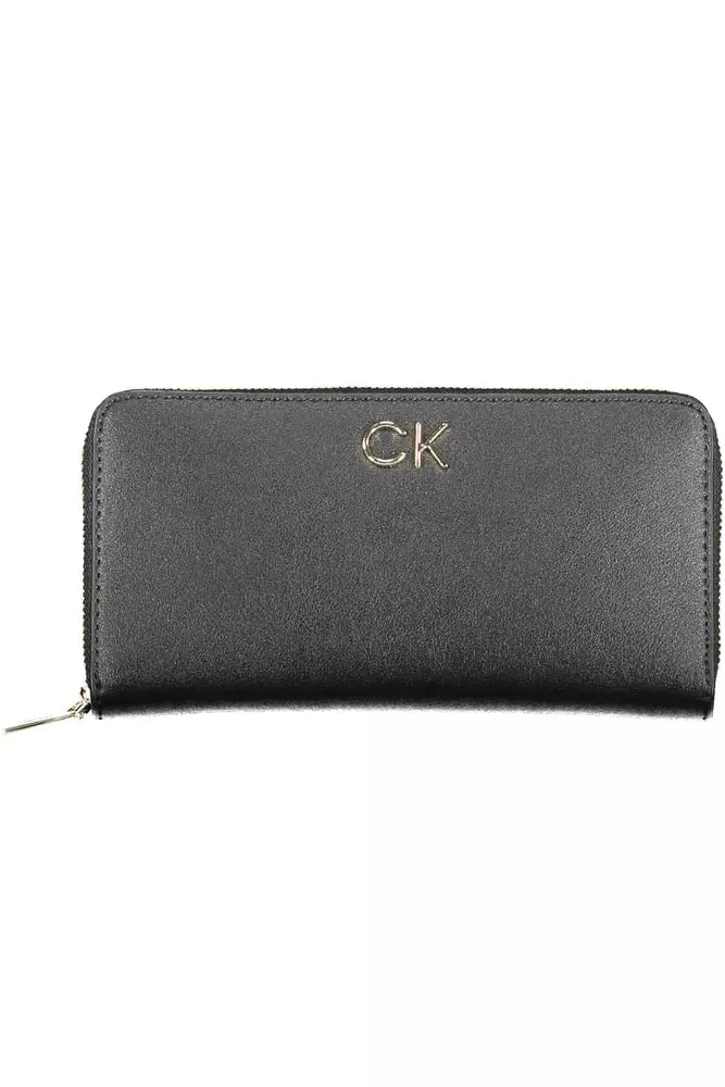 Black Polyethylene Women Wallet