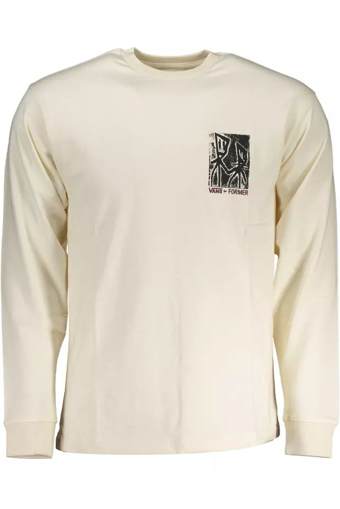 White Cotton Men T-Shirt