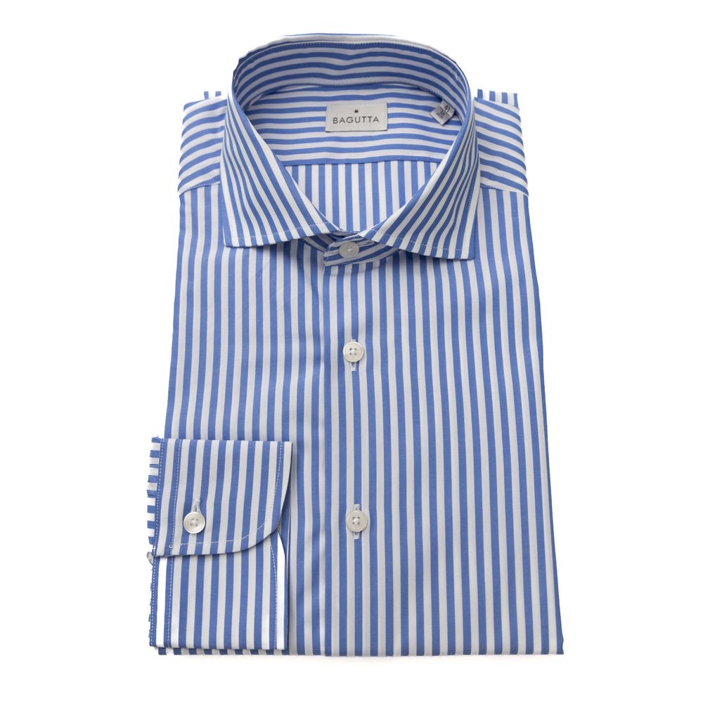 Light Blue Cotton Men Shirt