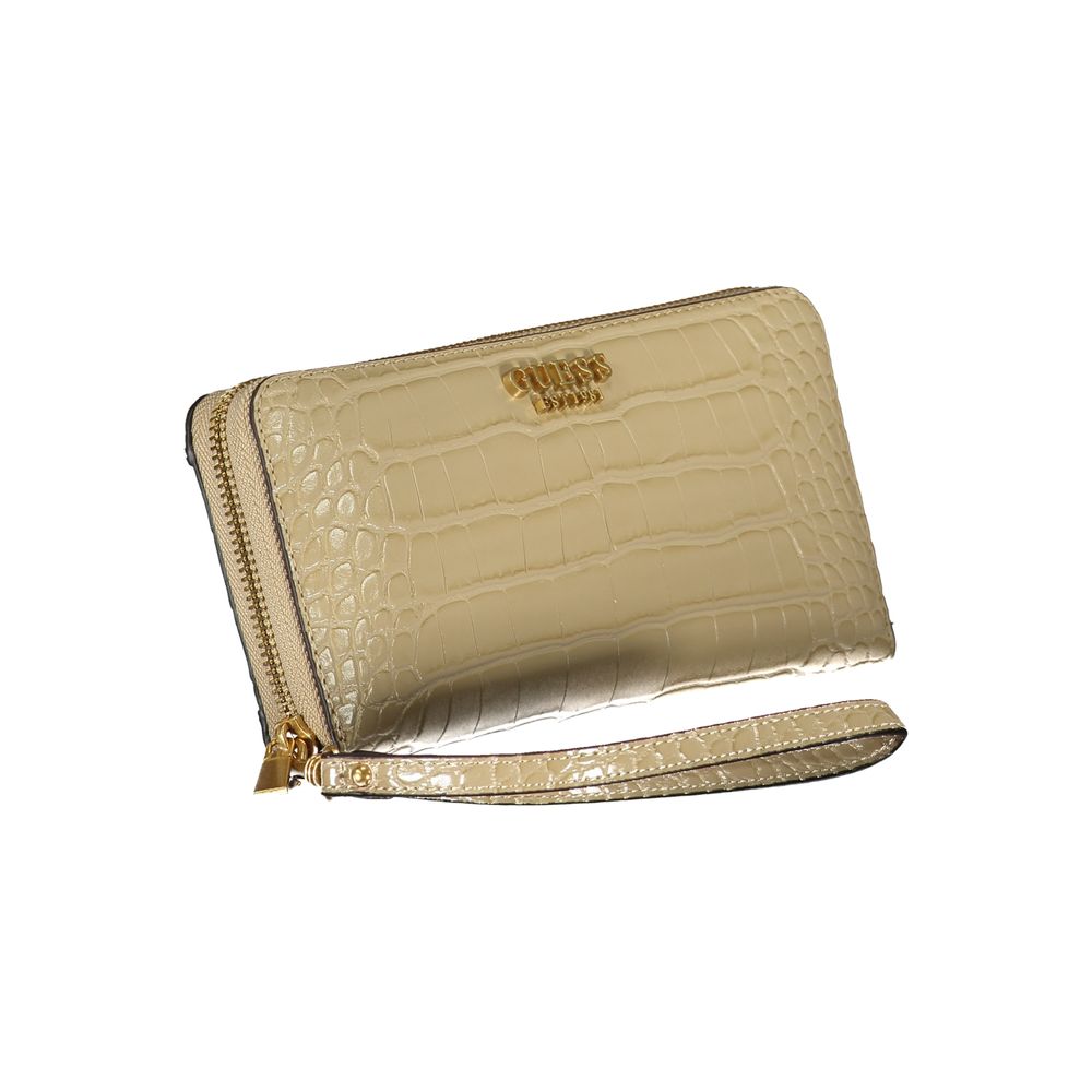 Chic Beige Multi-Compartment Wallet