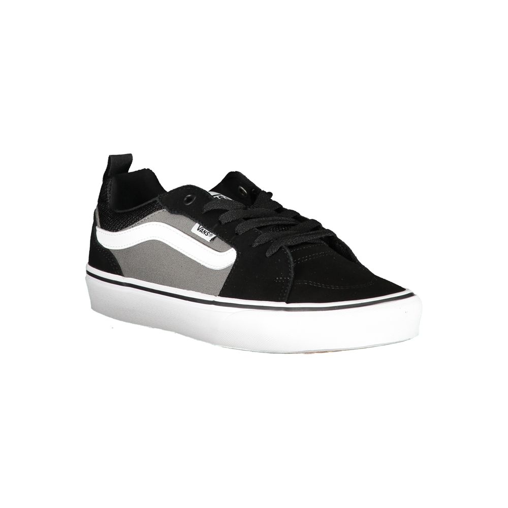 Black Polyester Sneaker