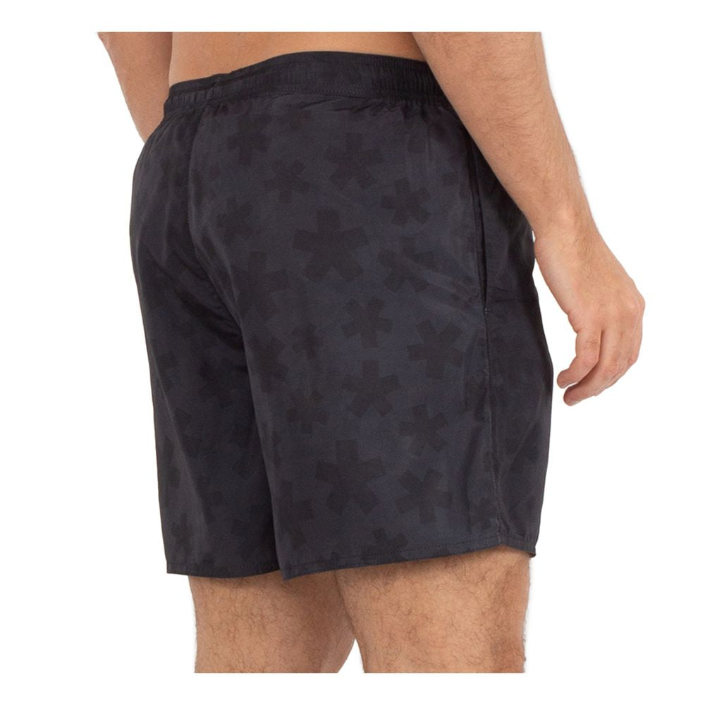 Black Polyester Men's Bermuda Short