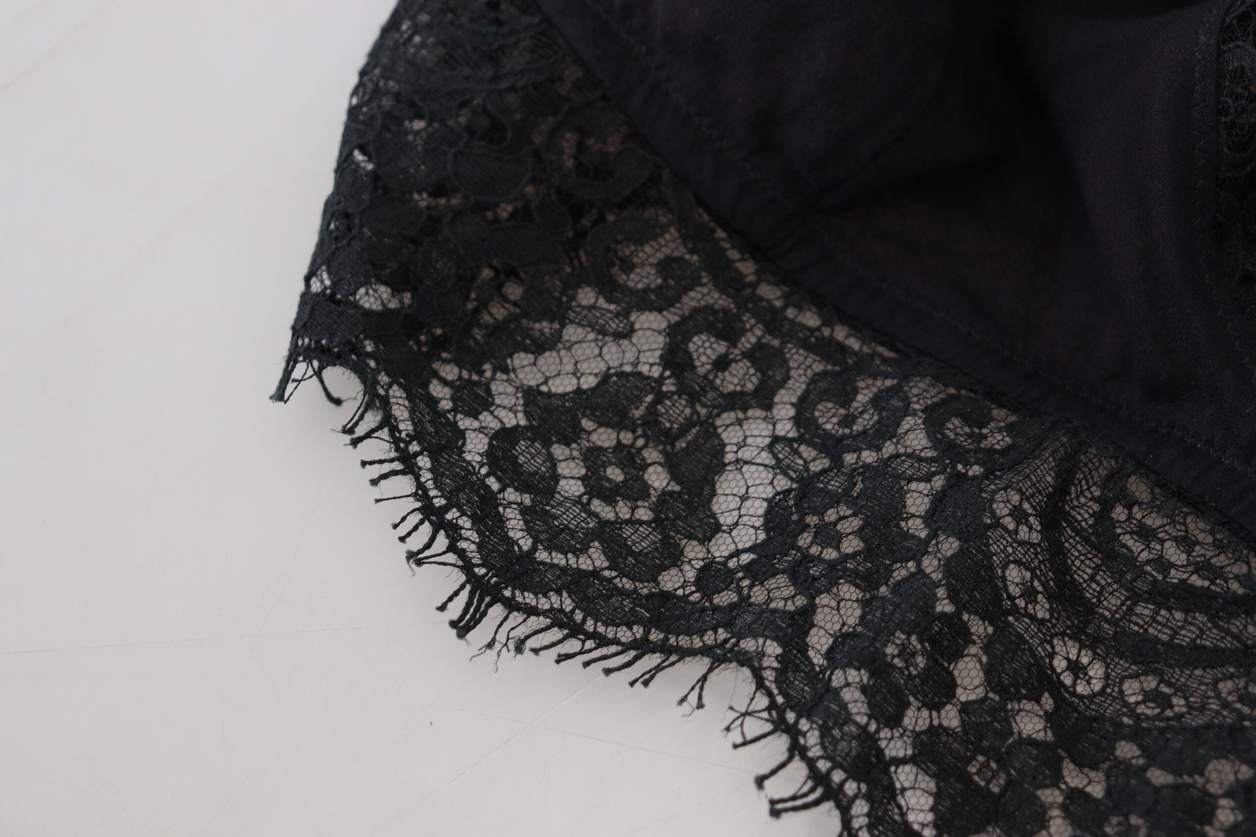 Black Floral Lace Stretch Bralette Underwear