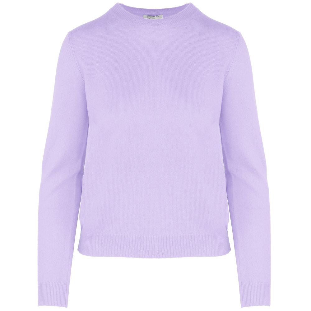 Purple Cashmere Women Sweater