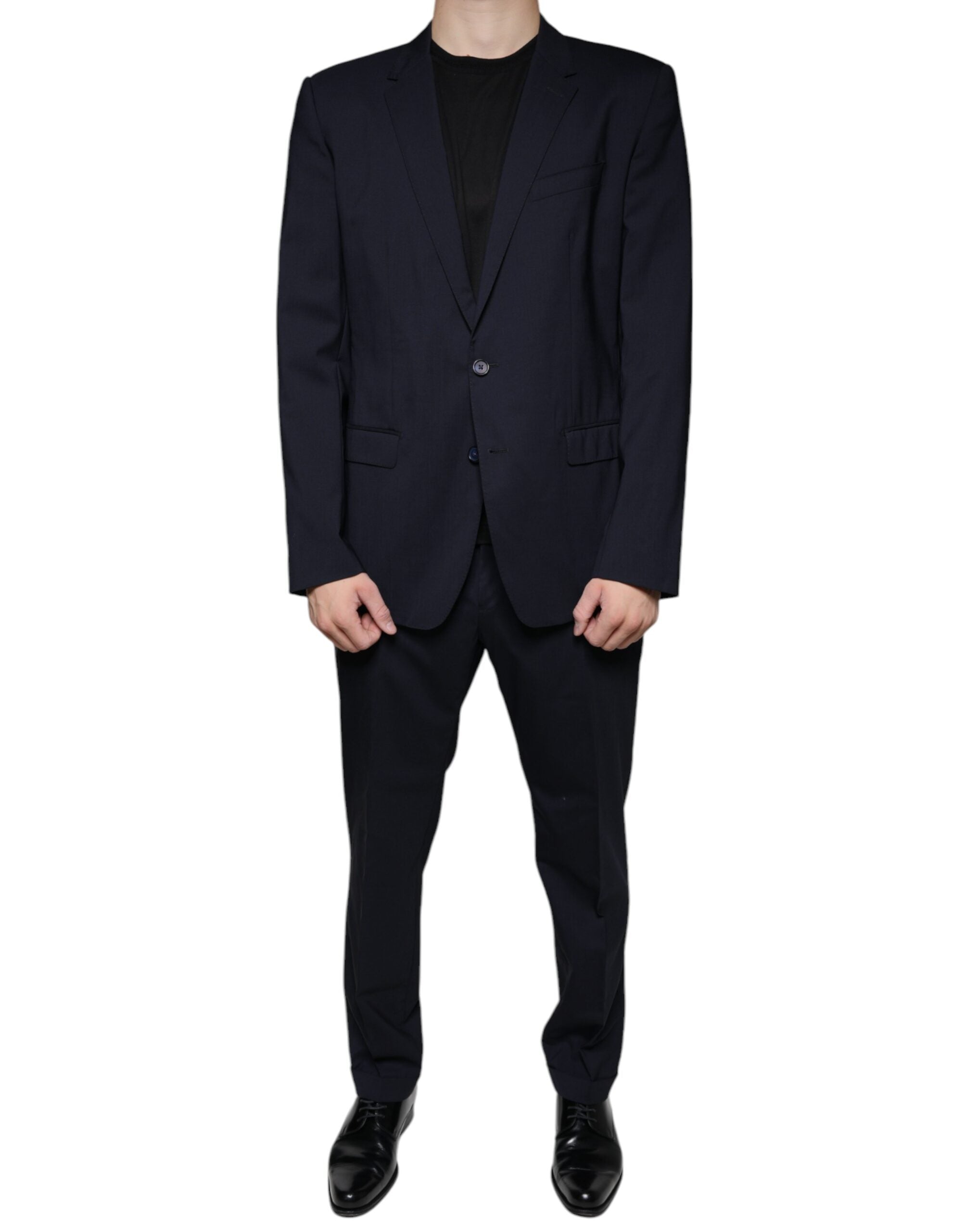 Dark Blue Formal Tuxedo 2 Piece Suit