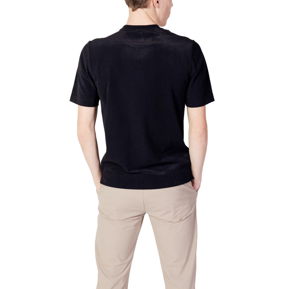 Black Polyester T-Shirt