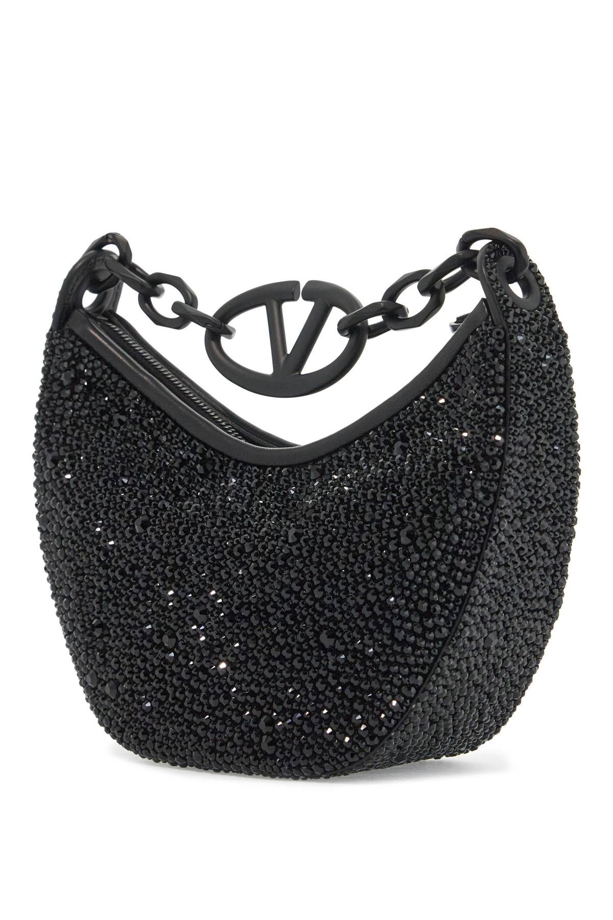 Valentino Garavani mini vlogo moon bag hobo purse with