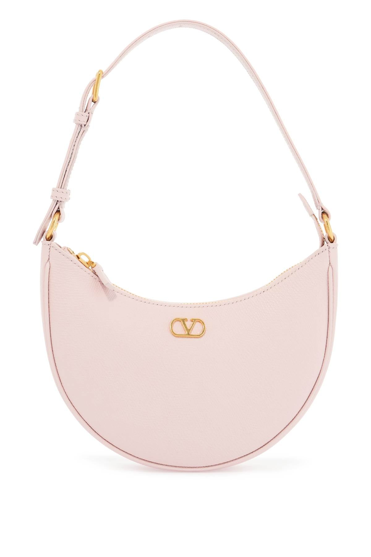 Valentino Garavani borsa hobo mini in pelle rose quartz