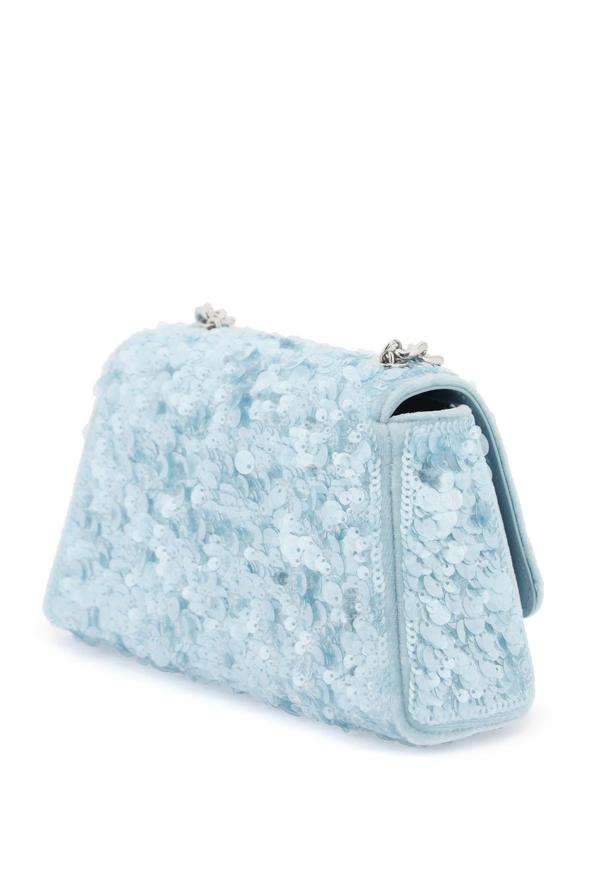 Self-Portrait Self Portrait sequined bow mini shoulder bag