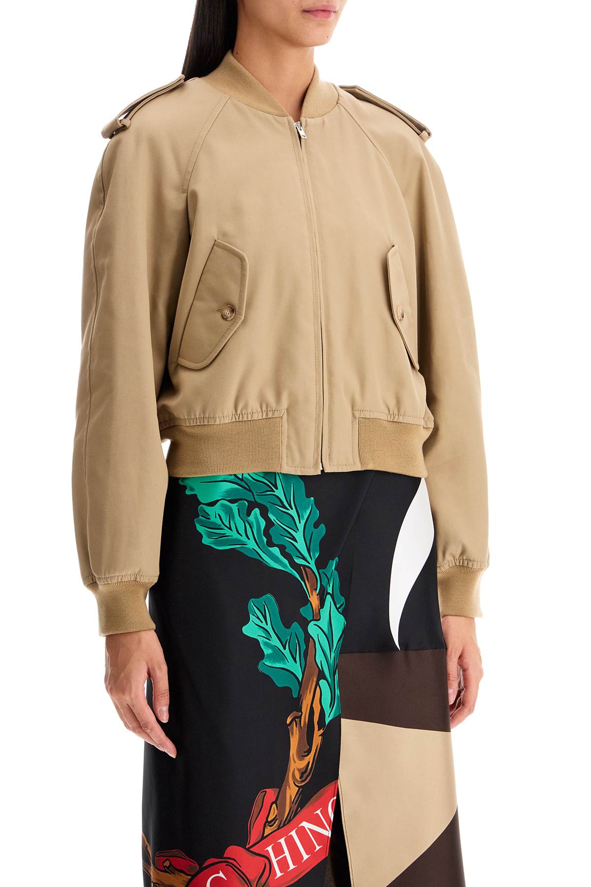 Moschino gabardine bomber