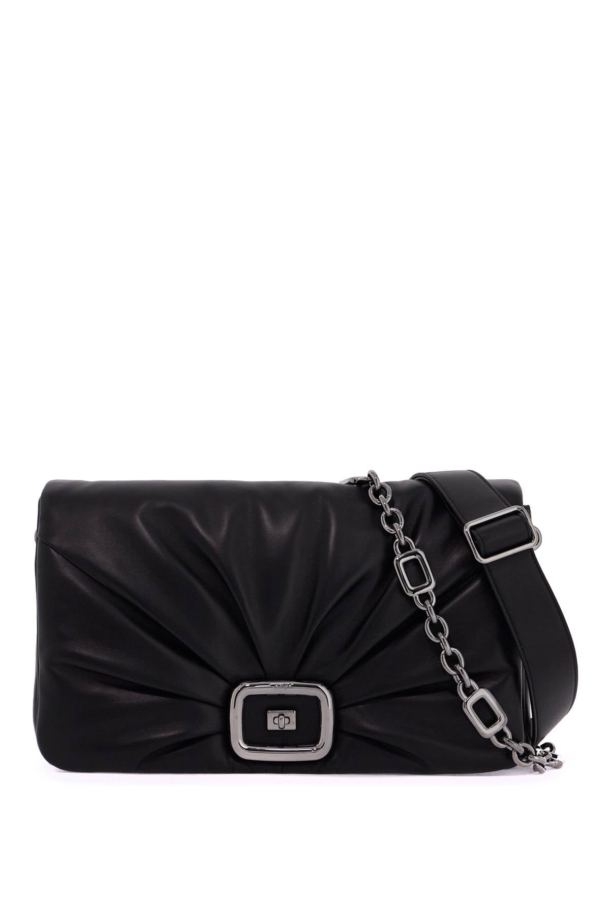 Roger Vivier 'large viv' choc shoulder bag