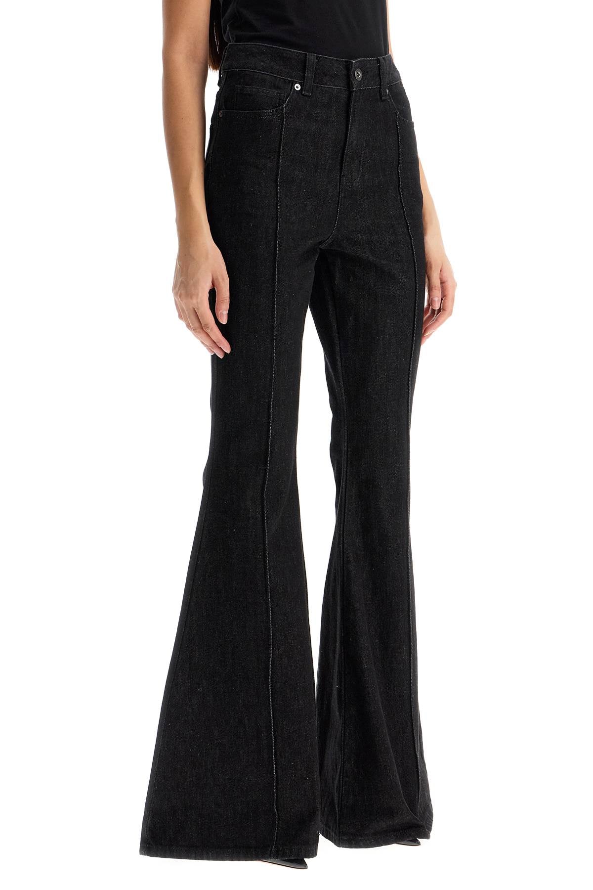 Self-Portrait Self Portrait high-waisted flare jeans for