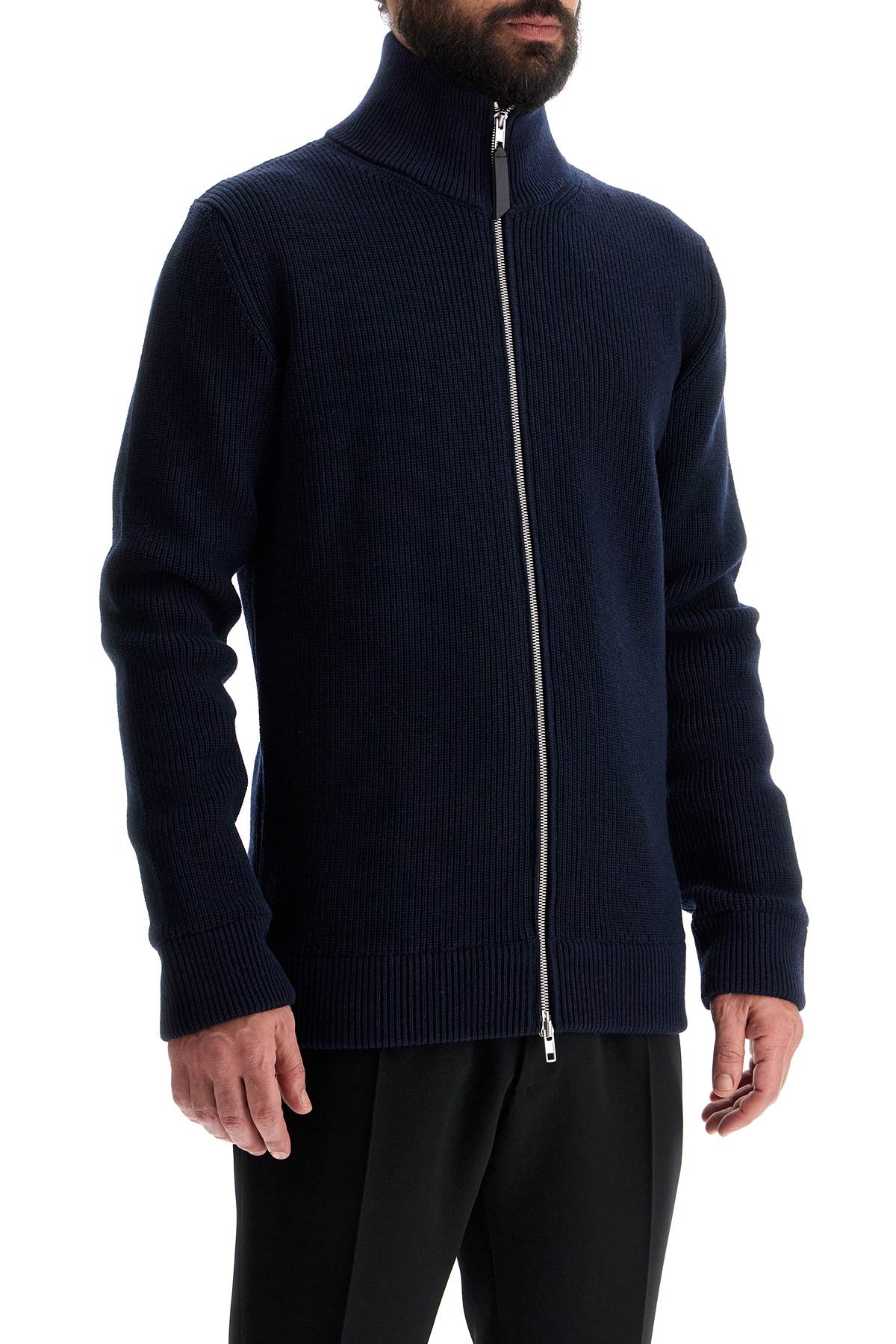 Maison Margiela zip-up cardigan with